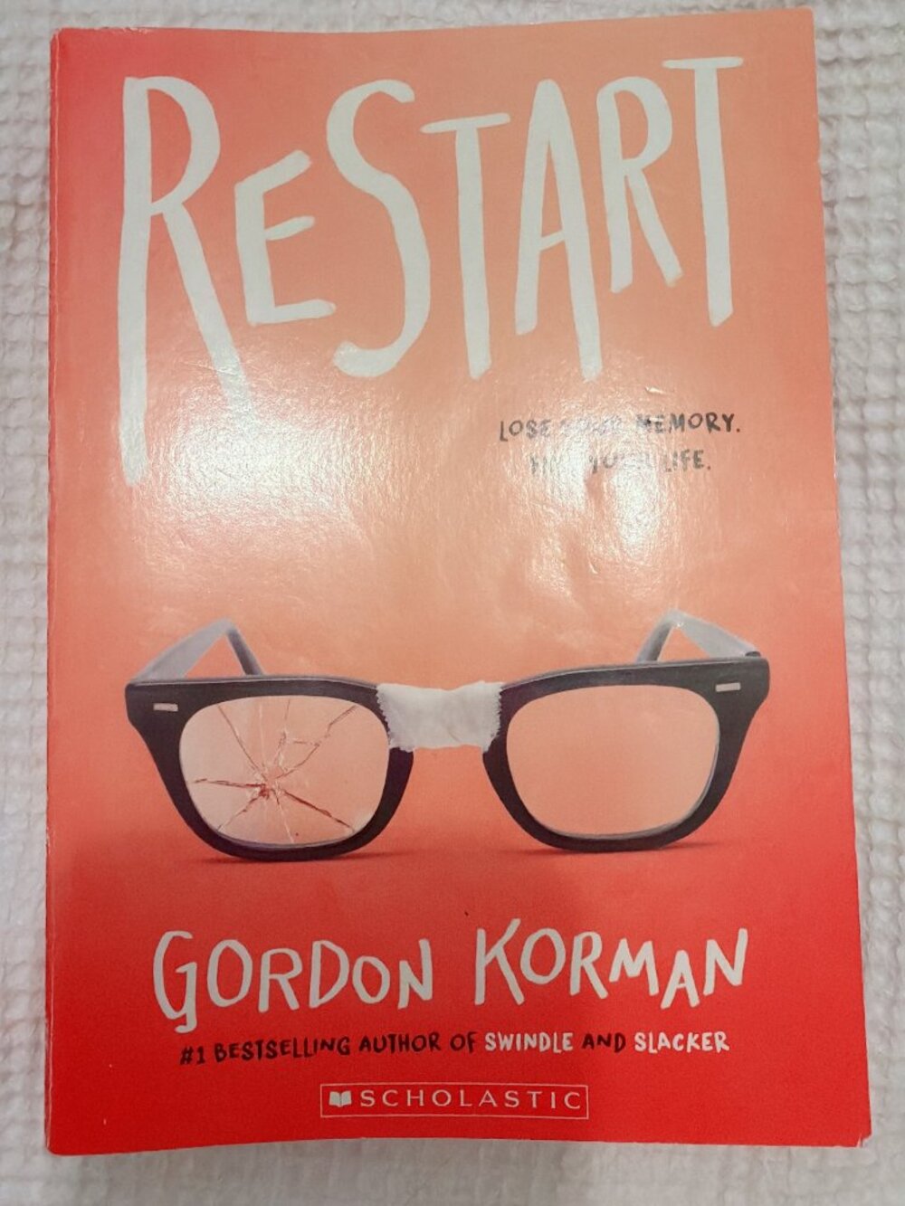 Restart Gordon Korman Scholastic Paperback Young Adult Fiction School Novel